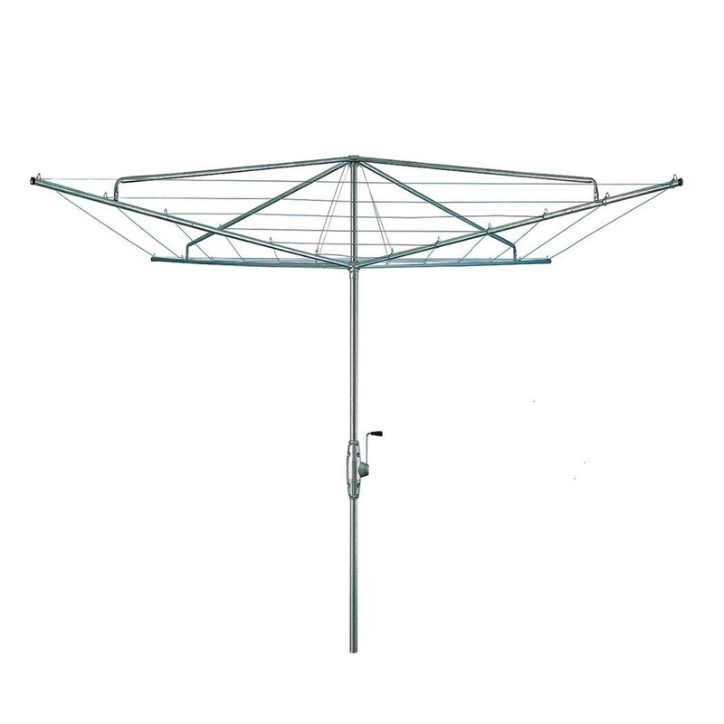 Buy Hills Heritage Rotary Hoist Clothesline 7 Line Fixed Galvanised Clothes Line MyDeal