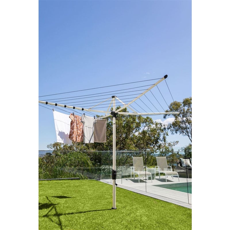 Laundry Line with Automatic Rolling System and Automatic Retractable  Clothes Line with 2 Extendable Clothes Lines for Balcony or Garden, Hotel Rope  Reel Small : Buy Online at Best Price in KSA 