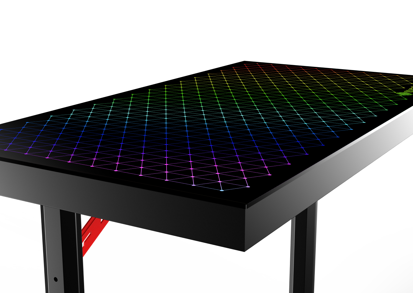 eureka ergonomic explorer gaming desk black