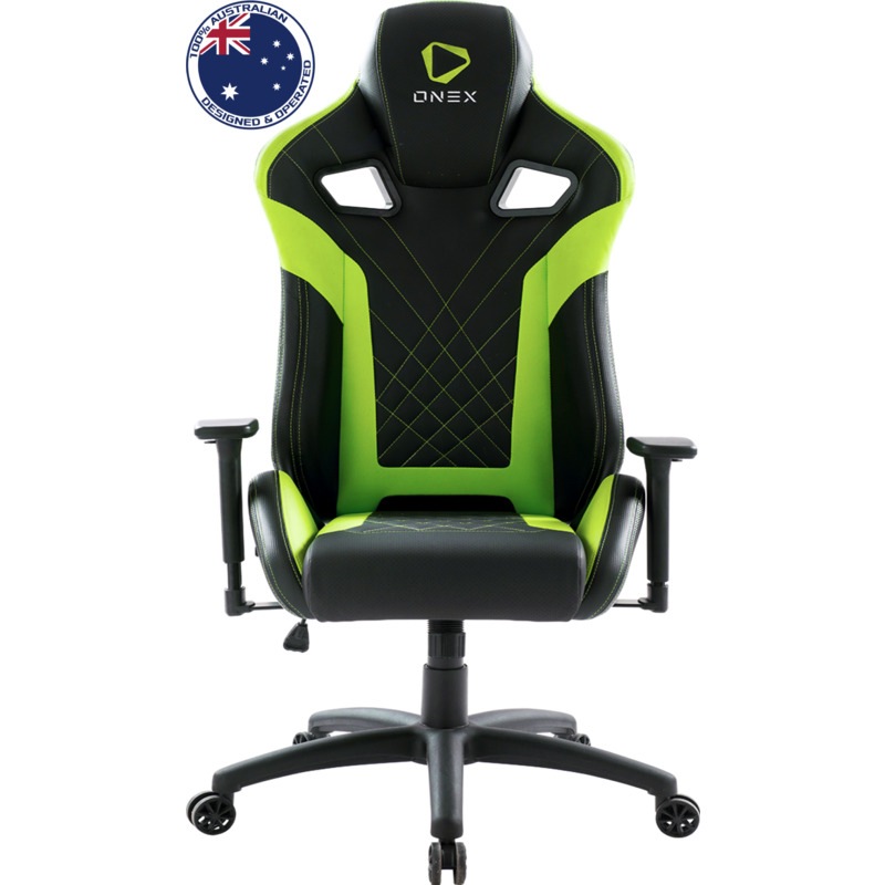 Buy ONEX GX5 Series Gaming Chair Black/Green MyDeal