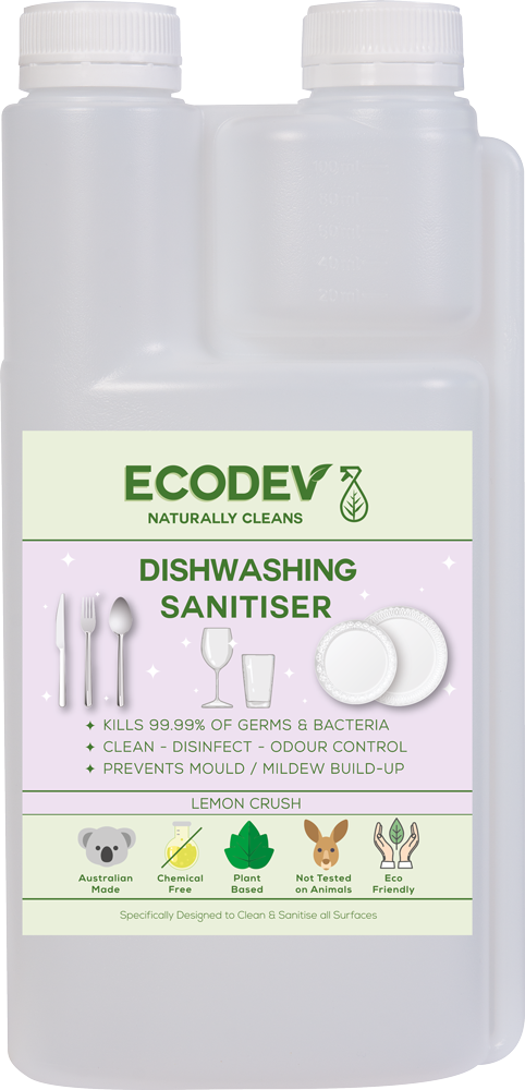 Dishwashing Sanitiser & Protectant 1 Litre Twin