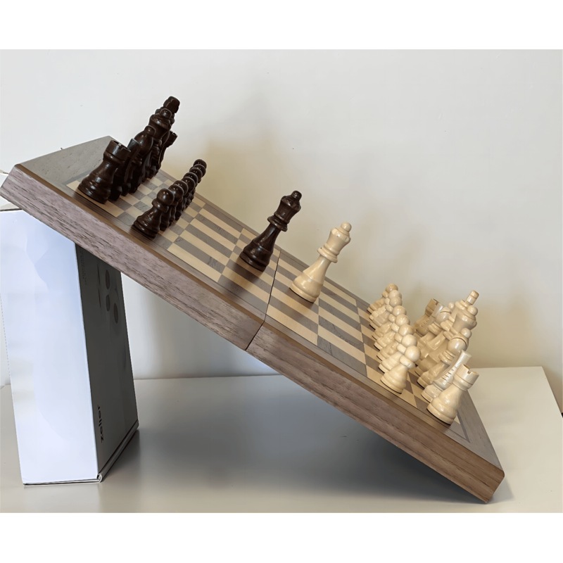 Buy Premium 40*40*2.5cm Large Chess Set Wooden Timber Oak