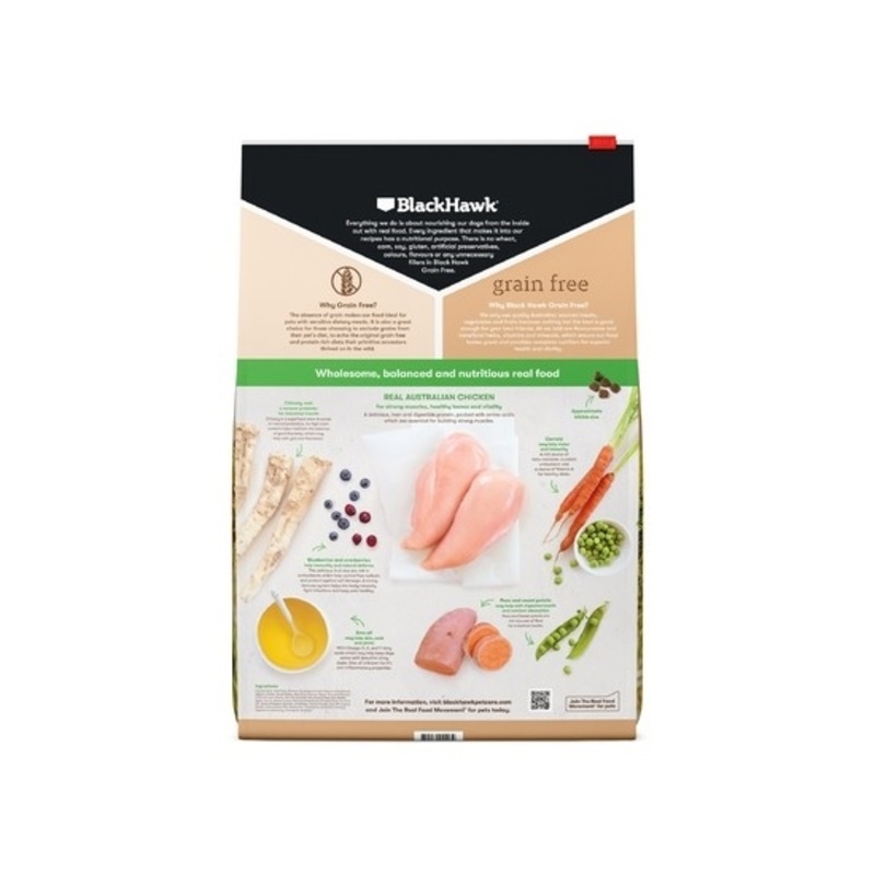 Buy Black Hawk Grain Free Chicken Dry Dog Food for Small Breeds 2.5kg