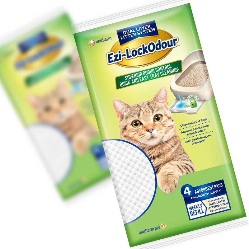 Buy Ezi LockOdour Absorbant Cat Litter System Pads 4 Pack MyDeal