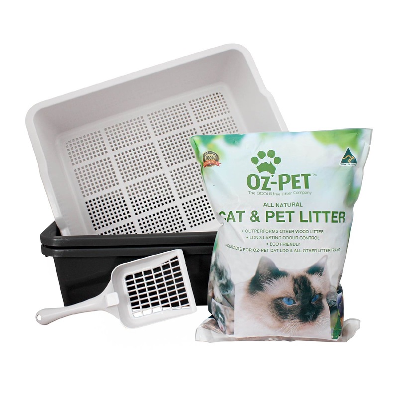 Buy Oz Pet Cat Litter System Sifter Set with Bonus Litter & Scoop