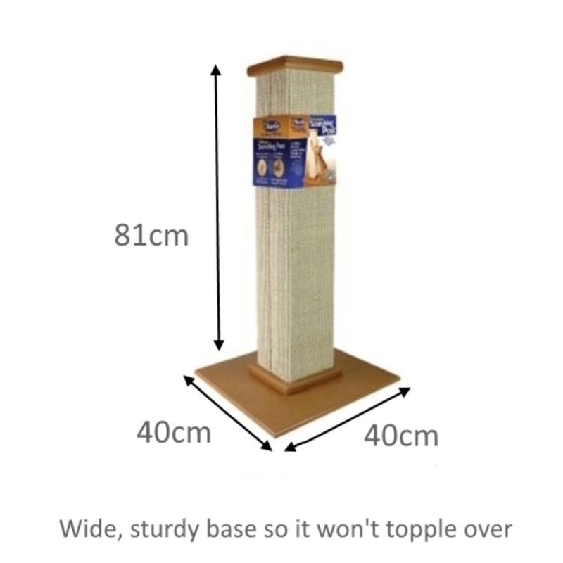 Buy SmartCat Ultimate HeavyDuty Sisal Cat Scratch Post MyDeal