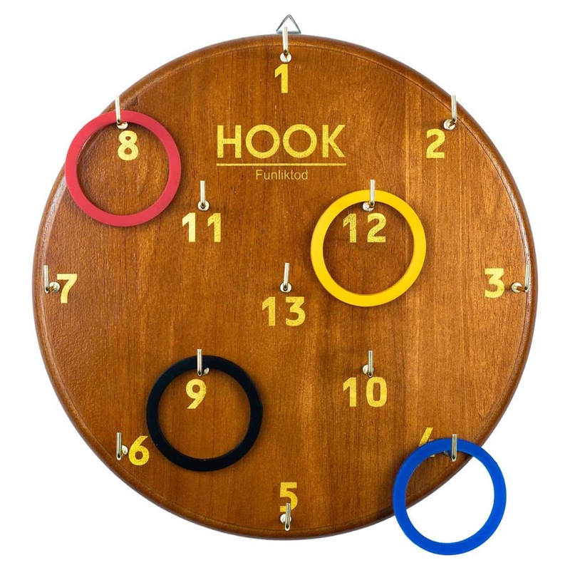 Buy Premium Hookey Board Family Ring Throwing Game MyDeal