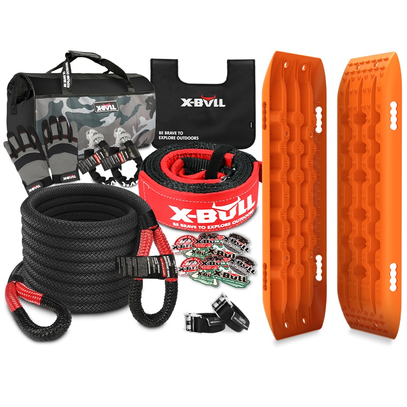 Buy XBULL Recovery Kit 17PCS With Recovery tracks Rope Snatch