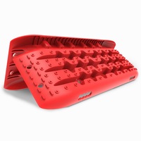 X-BULL Recovery tracks 10T Sand Mud Snow RED Offroad 4WD 4x4 2pc 91cm Gen 2.0 - red