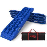 X-BULL Recovery tracks Mud Snow / Sand tracks / Grass 4X4 Caravan 2pcs 4WD Gen 3.0 - Blue