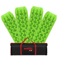X-BULL Recovery tracks Sand tracks 2 Pairs Sand / Snow / Mud 10T 4WD Gen 3.0 - Green
