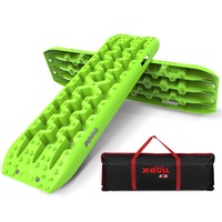 X-BULL Recovery tracks Sand tracks 2pcs Sand / Snow / Mud 10T 4WD Gen 3.0 - Green