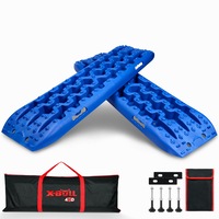 X-BULL Recovery tracks Sand tracks KIT Carry bag mounting pin Sand/Snow/Mud 10T 4WD BLUE Gen3.0