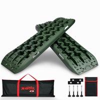 X-BULL Recovery tracks Sand tracks KIT Carry bag mounting pin Sand/Snow/Mud 10T 4WD-OLIVE Gen3.0
