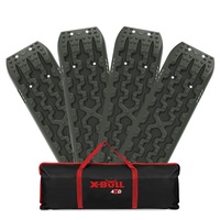 X-BULL Recovery tracks / Sand tracks / Mud tracks / Off Road 4WD 4x4 Car 2 Pairs Gen 3.0 - Olive