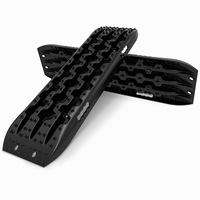 X-BULL Recovery tracks / Sand tracks / Mud tracks / Off Road 4WD 4x4 Car 2pcs Gen 3.0 - Black