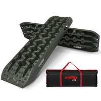 X-BULL Recovery tracks / Sand tracks / Mud tracks / Off Road 4WD 4x4 Car 2pcs Gen 3.0 - Olive