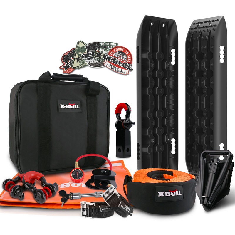 Buy XBULL Winch Recovery Kit 13PCS With Recovery tracks Snatch Strap