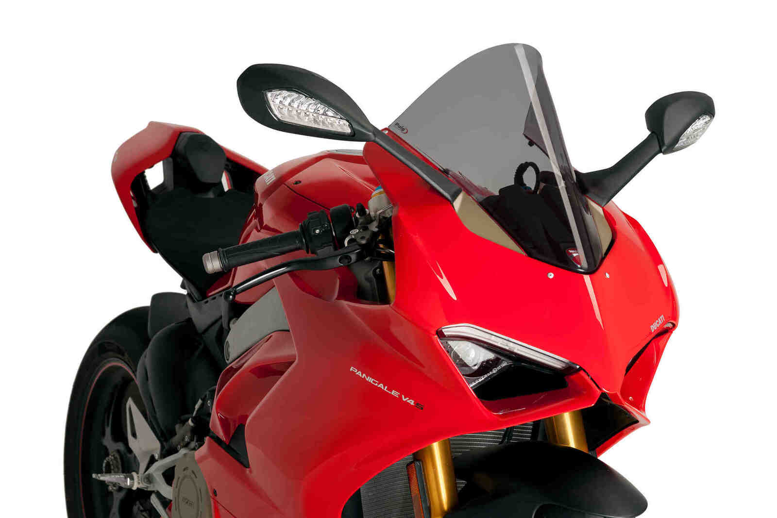 Puig Racing Screen To Suit Ducati Panigale V2/V4/S (Dark Smoke)