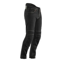 RST Tech Pro Black Textile Reinforced Jeans (Black, Size: 30)
