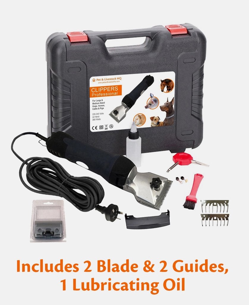 New 380W Electric Horse Shears Clippers Grooming Trimming