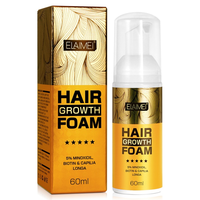 Buy ELAIMEI 5 Minoxidil Hair Regrowth Foam Treatment for Men Hair