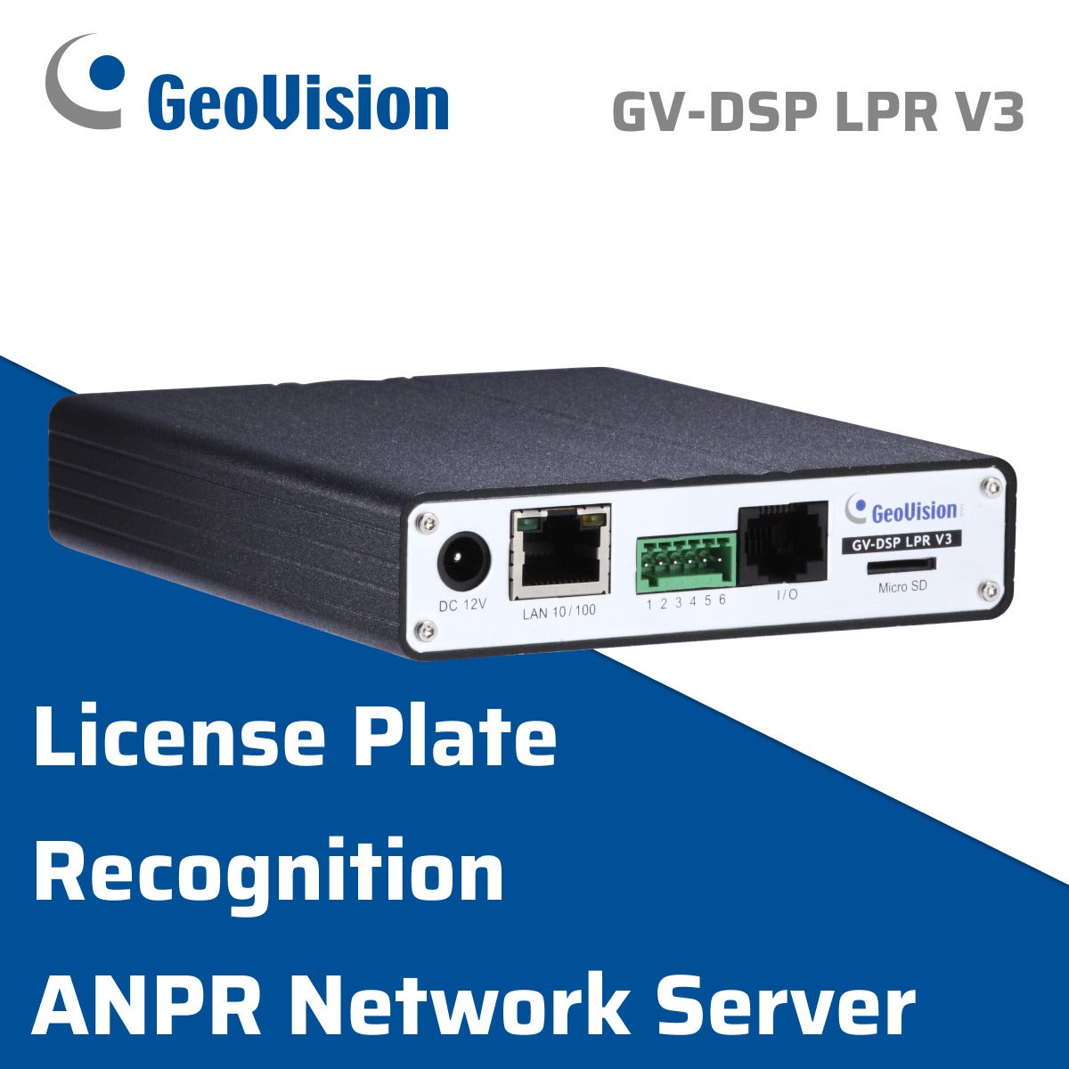 GeoVision License Plate Recognition ANPR IP Security Video Network Server GV-DSP LPR V3