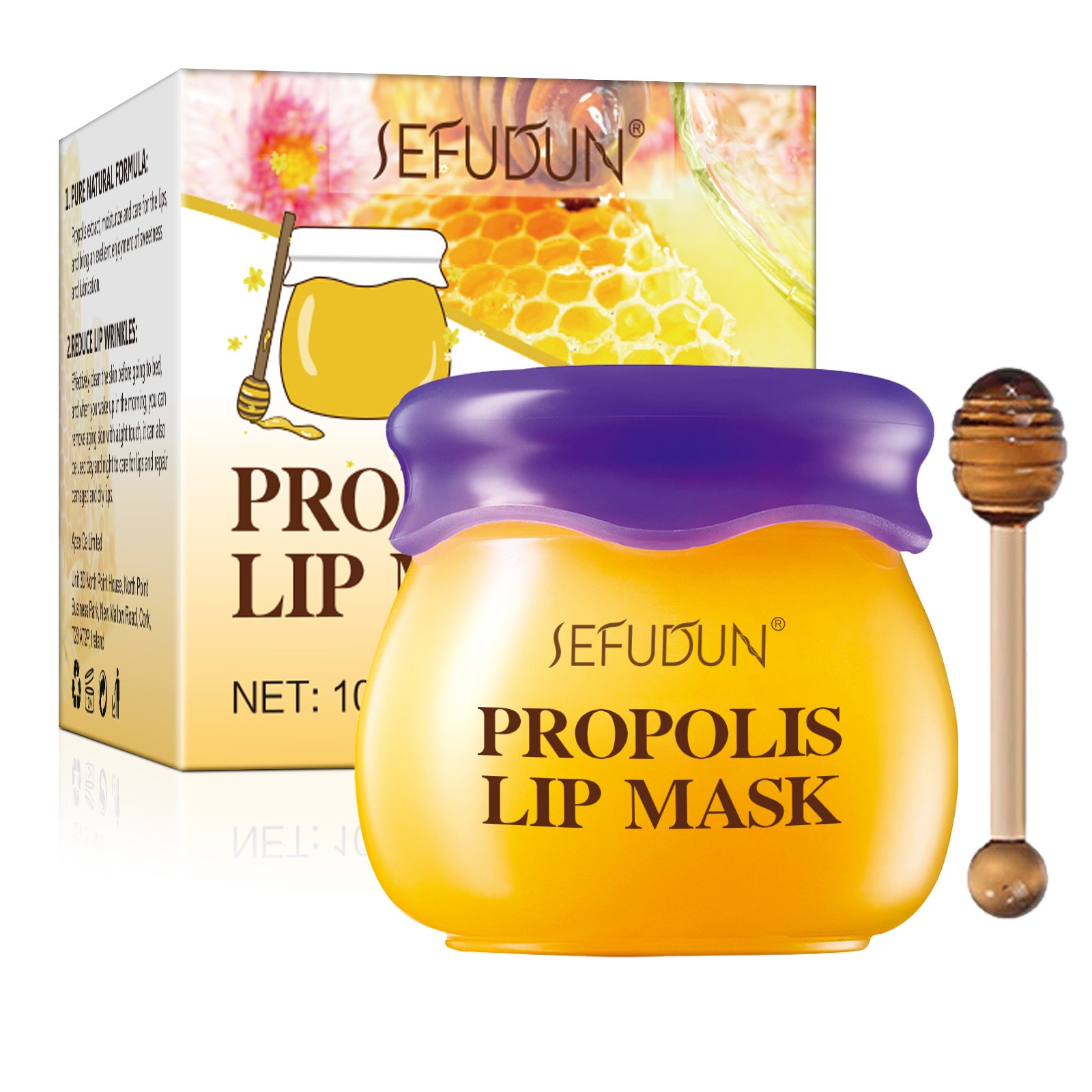 Sefudun Lip Balm Mask Fade Lip Lines Plumper Enhancer Volume Boost Moisturizer Fuller