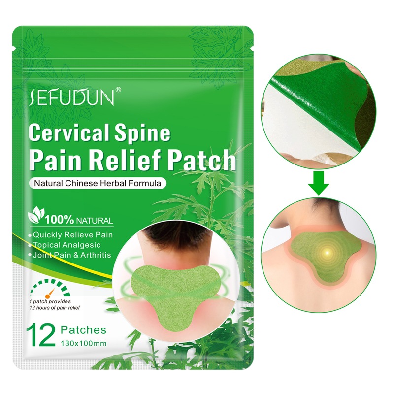 Buy Sefudun Cervical Spine Pain Relief Patches Herbal Warming Plaster