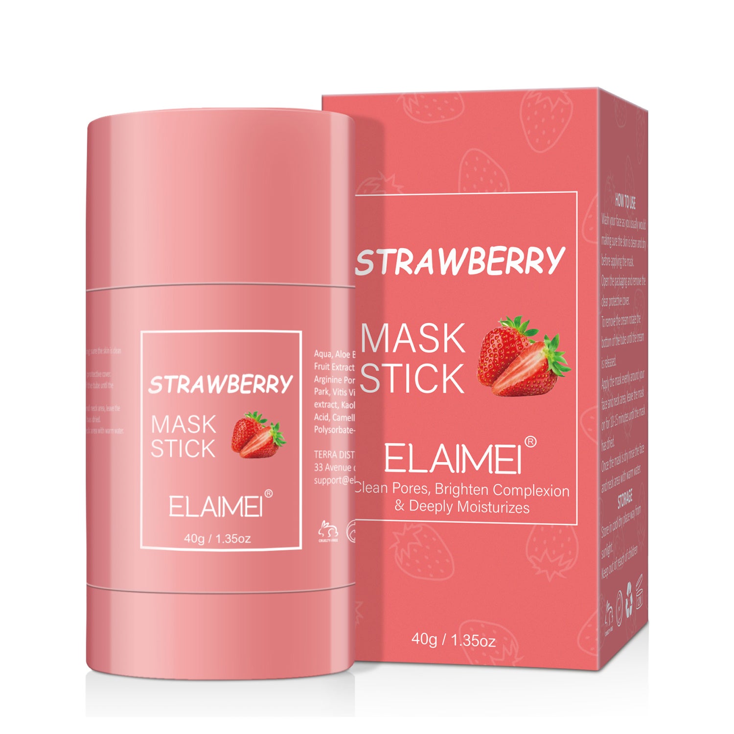 Buy Elaimei Purifying Clay Stick Mask Anti Acne Blackhead Pore Remover Skin Oil  Control Exfoliating Deep Cleansing Solid - MyDeal
