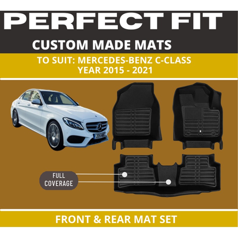 Buy Custom Car Floor Mats for MercedesBenz CClass Sedan MyDeal