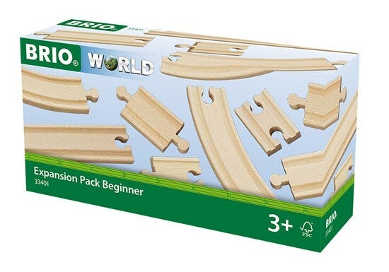 BRIO Tracks - Expansion Pack Beginner, 11 pieces