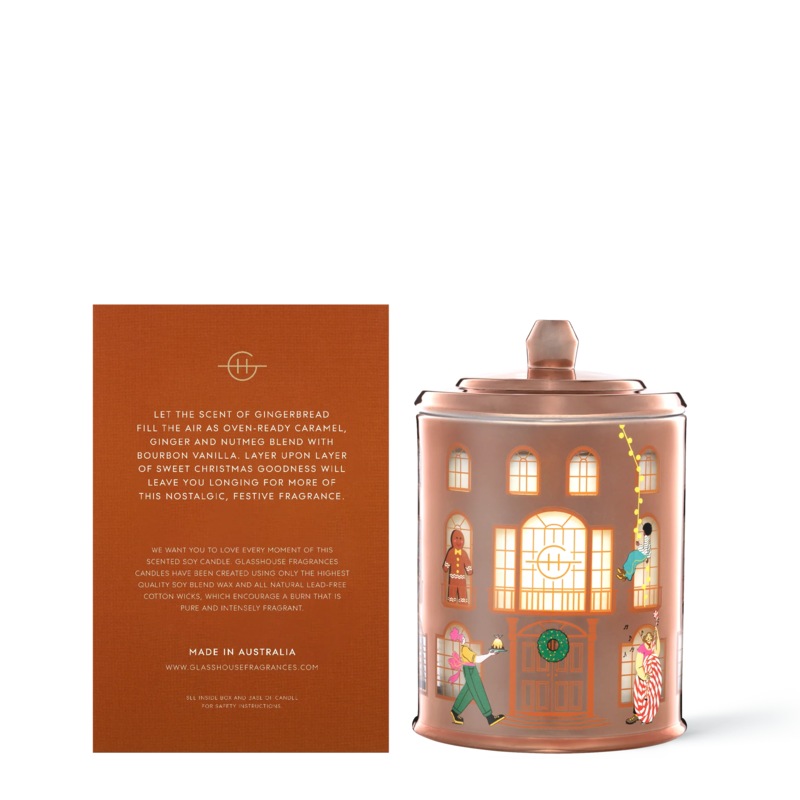 Buy Glasshouse Candle Gingerbread House 2023 MyDeal