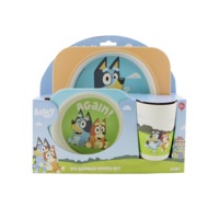 Bluey 3 Piece Bamboo Mealtime Set