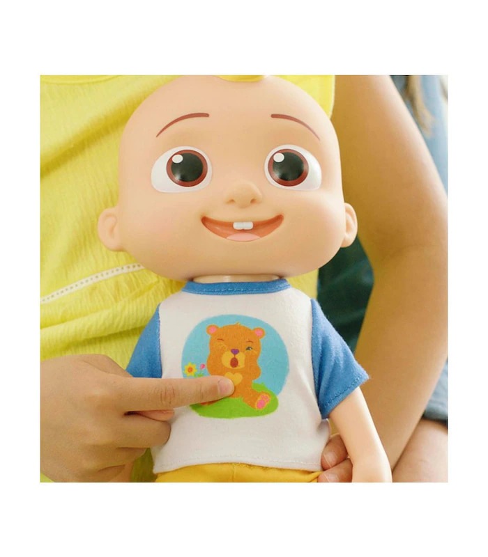 cocomelon official deluxe interactive jj doll