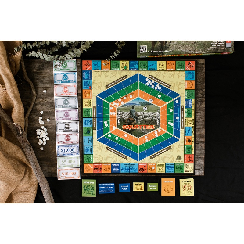 Buy Squatter Classic Australian Board Game MyDeal