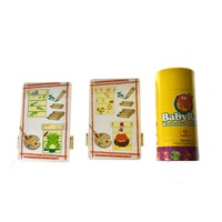 JarMelo - 2 x COLOURING WOODEN JACOB'S LADDER WITH 12 COLOURS WASHABLE MARKERS