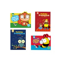 JarMelo - PRICE FOR 4 ASSORTED DRAWING & COLOURING BOOK