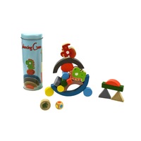 Kaper Kidz Dinosaur Balancing Blocks Wooden Game - Interactive Kids Puzzle Game