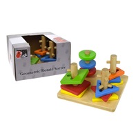 Koala Dream -WOODEN ROTATING SHAPE SORTER EDUCATIONAL LEARNING FOR TODDLERS
