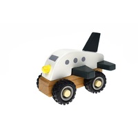 Koala Dream -Wooden Off Road Plane Truck – FSC Beech Wood Plane/Truck Toy with Off-Road Wheels
