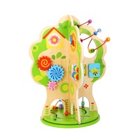 Tooky Toy - ACTIVITY TREE WOODEN EDUCATIONAL TODDLER TOY