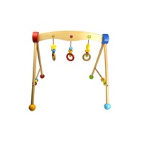 Tooky Toy Wooden Baby Gym - Stimulating Sensory Play for Infants