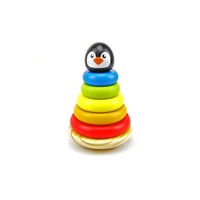 Tooky Toy - PENGUIN STACKER WOODEN TODDLER TOY