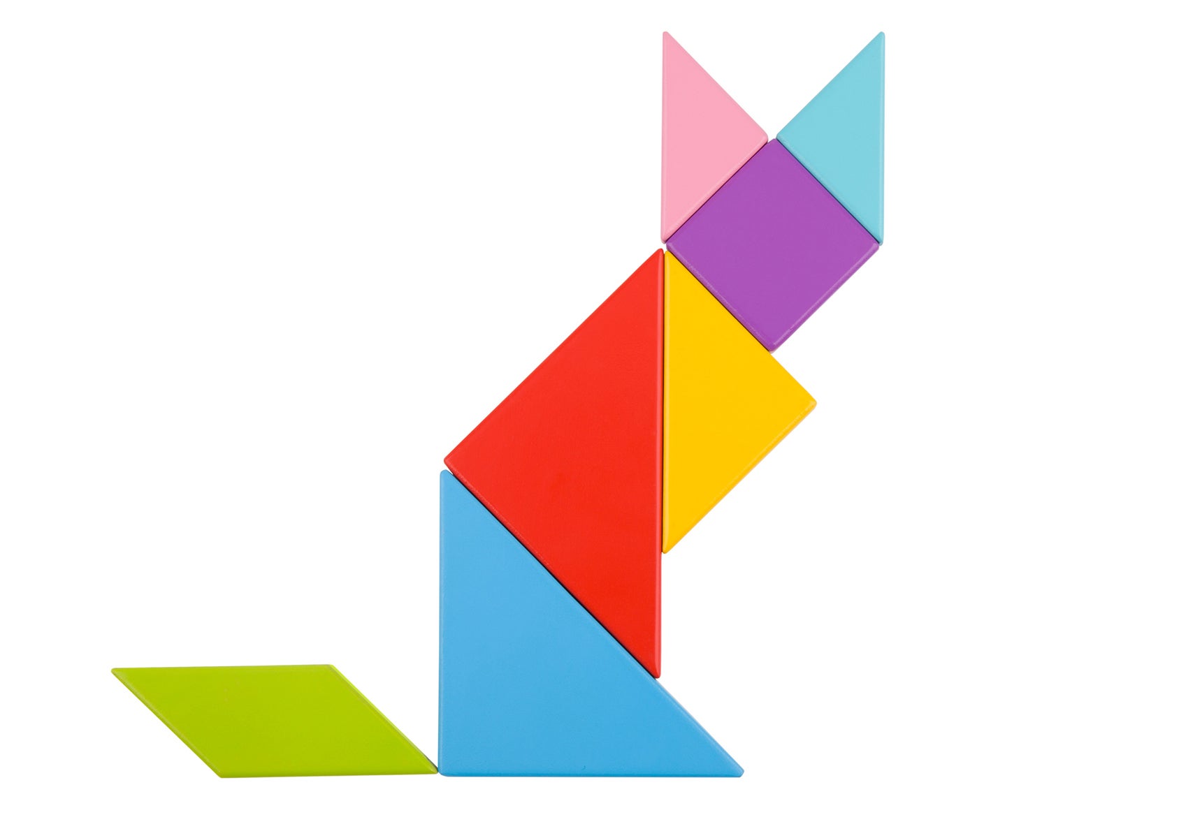 Tooky Toy - TANGRAM WOODEN BRAINTEASER PUZZLE GAME