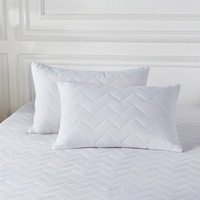 Gioia Casa Waterproof Quilted Anti-Microbial Pillow Protectors - Twin Pack