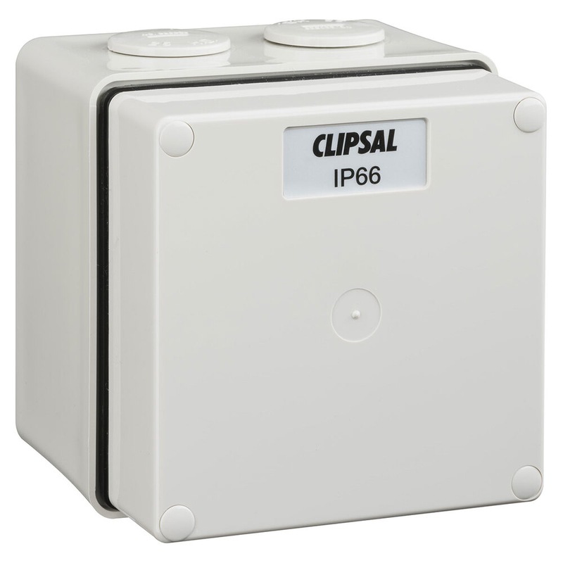 Buy Clipsal 56 Series 1 Gang Junction Box Grey MyDeal