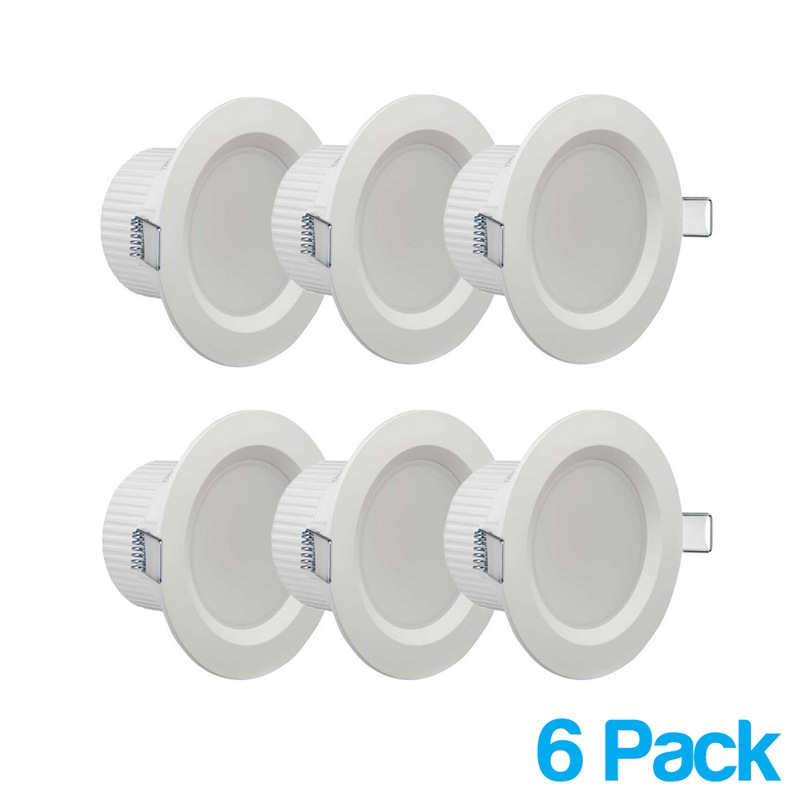 Buy Clipsal 7W TriColour Dimmable LED Downlight Kit (90mm) 6 Pack