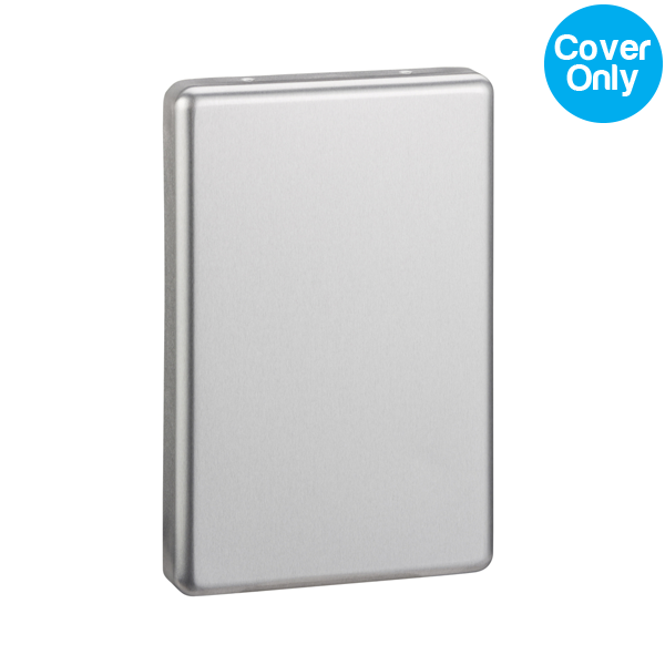 Clipsal Classic Blank Plate Brushed Aluminium Silver Cover