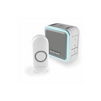 Honeywell Series 5 Wireless Portable Doorbell with Push Button Grey